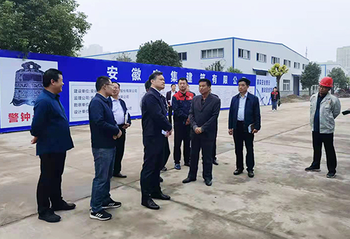 Zhang Yinjun, secretary of Yingshang County Party Committee, came to our company to carry out the research activities of "four delivery, one service and two couplets"